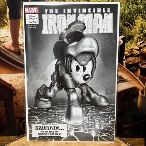 Amazing Spider-Man #27 - 1:100 B&W Disney 100  - Marvel - 2023 - NM