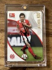 JA CHEOL KOO  🇰🇷 TOPPS CHROME 2014/15 AUTOGRAMM 1. FSV MAINZ 05