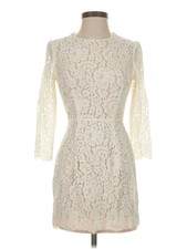 Nasty Gal Inc. Women Ivory Cocktail Dress S