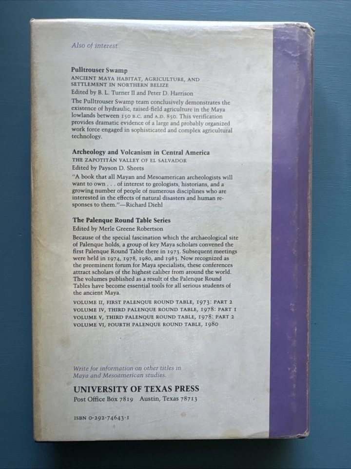 The Lowland Maya Postclassic 1985 First Edition Illustrated HCDJ Essays Mexico - Image 2 of 4