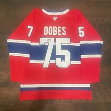 Jakub Dobes Signed Jersey PSA/DNA Autographed Montreal Canadiens