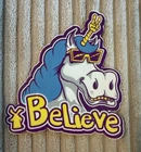 DUTCH Bros UNICORN Blood STICKER Decal COFFEE Rare OLD Design HTF DB Car Yeti