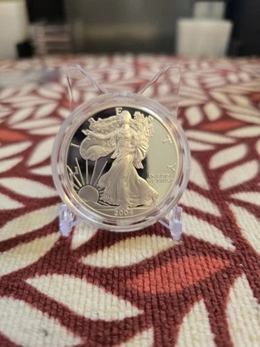 Lot of 1 - 1oz, 2004 Proof American Silver Eagle, West Point Mint In Air...