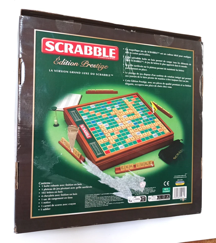 Scrabble Prestige Edition Aus Holz, Drehbares Spielfeld, Sehr Guter Zustand! - Bild 4 von 4