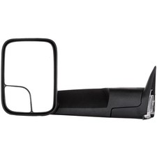 Towing Mirror for Ram 1500 1994-01 2500 3500 2002 Left Manual No Heated Black