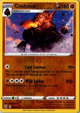 Carta Pokemon Coalossal Reverse Holo 080/163 Holo rara SWSH05: stili di battaglia LP