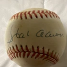 Hank Aaron Signed Baseball Ball Atlanta Braves Original Not Authenticated