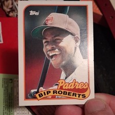 Topps Bip Roberts #103T San Diego Padres 1989 Topps Traded MLB Baseball Card