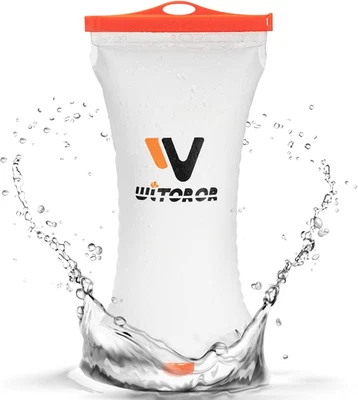 Water Bag 2L Compatible with Sawyer Squeeze Water Filter, Durable TPU Material,