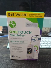 OneTouch Verio Reflect Blood Glucose Monitoring System Kit Sealed Box Exp 10/26