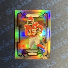 2023 Panini Prizm Silver Prizm Kadarius Toney #145 Kansas City Chiefs NFL