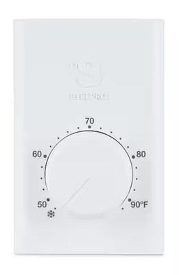 Stelpro 22 Amp Line Voltage 120/240-Volt Mechanical Non Programmable Thermostat