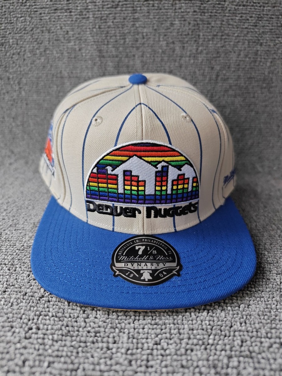 Mitchell & Ness Denver Nuggets 25 Anniversary Dynasty Fitted Hat 7 1/8 HWC
