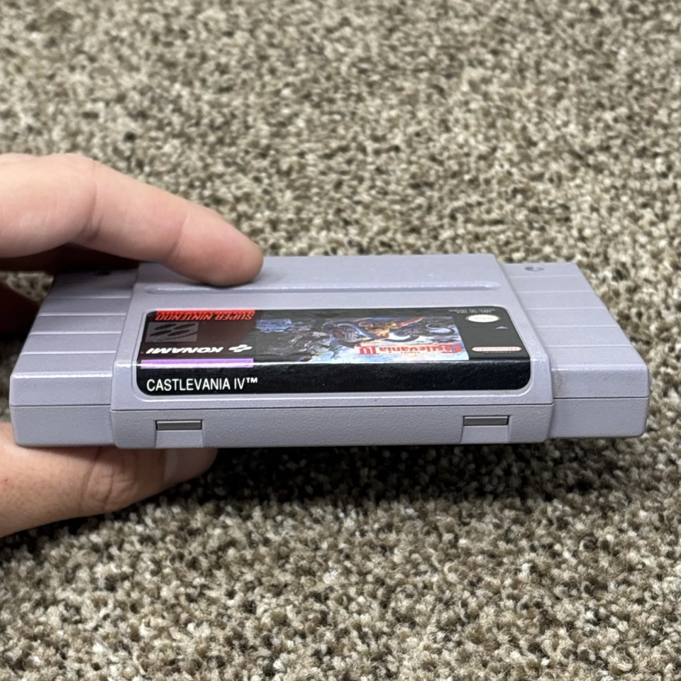 Castlevania IV 4 SNES Super Nintendo, подлинная, чистая и протестированная - Изображение 4 из 4