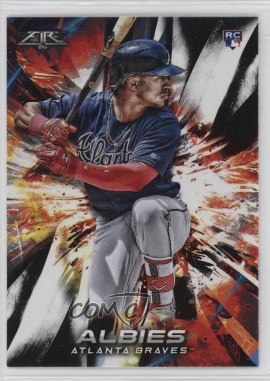 2018 Topps Fire Ozzie Albies #29 0g45