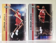Upper Deck NBA Card Lot - LeBron James, Cavaliers, Phenomenal Beginning 2003