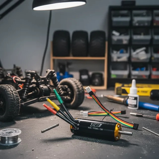 NUEVO TP POWER TP4070 SENSOR Motor sin escobillas 40*107 mm RC 1/8 1/7 COCHE BARCO ESC Foto 2 de 4