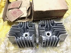 Suzuki T125 T125II T125R Stinger L/R Cylinder Head NOS 11111-20100&11121-20100