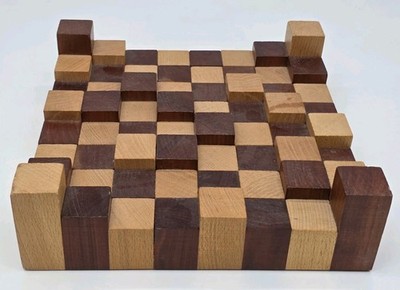 Wunderschönes Schachbrett Schachspiel Chess Set 23,5 x 23,5 cm 