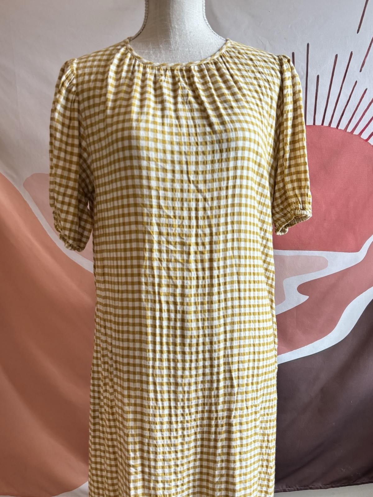 Things Between Cottagecore Gingham Check Cotton D… - image 2