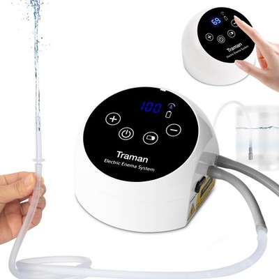 TRAMAN Enema Kit Colon Cleanse Coffee Enema Detox for Men Women Electric Wate...