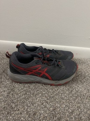 Asics Men s Gel Sonoma 6 Running Shoes in Carrier grey and electric red
