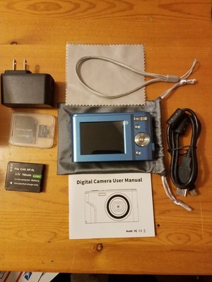 Better Life Digital Camera 1080p 48.0 Mega Pixels 16x Zoom Light Blue
