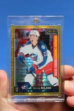 2016-17 Sonny Milano O-Pee-Chee Platinum Seismic Gold #182 Ser: 17/50 Rookie RC