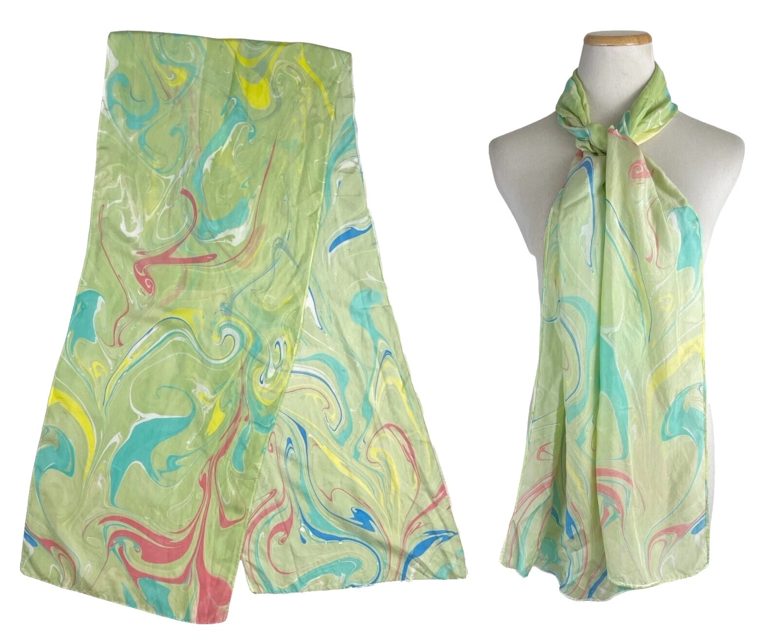 Art Deco 1980s Vintage Scarves & Wraps