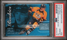 2015-16 Kevin Fiala Fleer Showcase Flair Blue Ice Rookie RC #56 /199 PSA 10