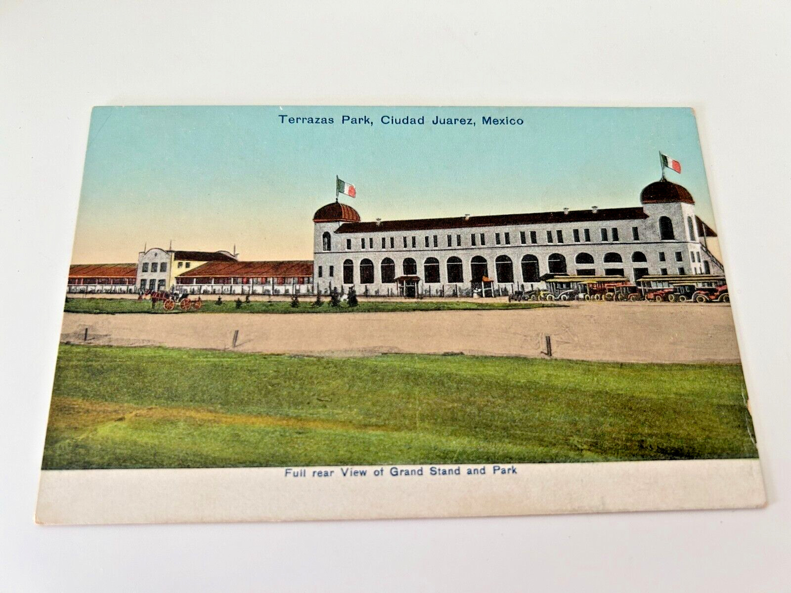 Terrazas Park Ciudad Juárez México Vista Trasera Completa de Grand Stand y Park