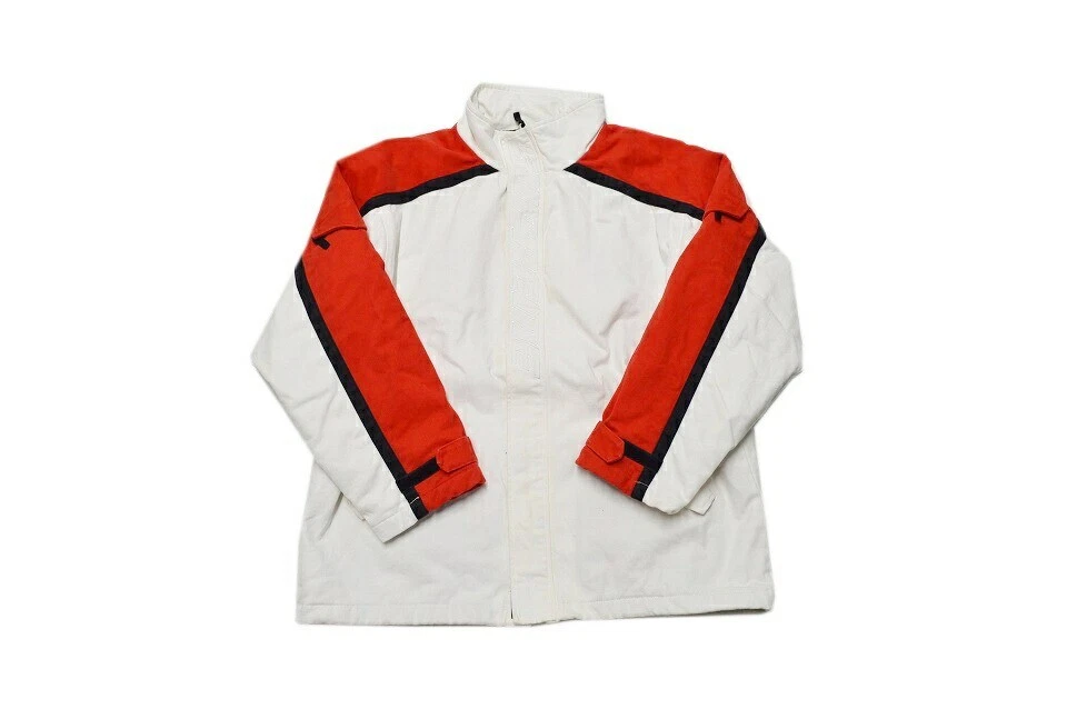 Veste zippée en sergé brossé Supreme 22AW logo blanc taille XL 100% coton
