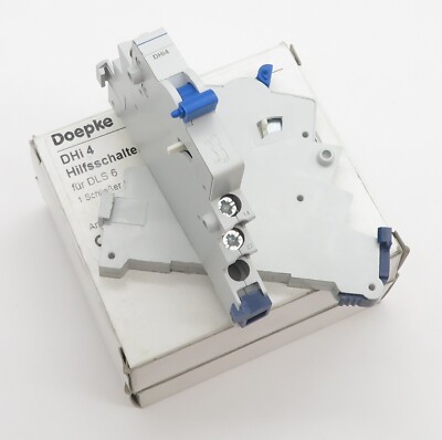 2x Hilfsschalter DOEPKE DHi 4 Hilfskontakt Auxiliary Switch 1S+1Ö NO/NC für DLS6