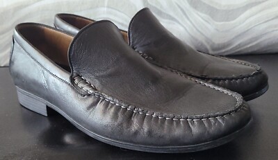 JOHNSTON & MURPHY Dress SHOES Men 9.5M Black Leather  display picture 1