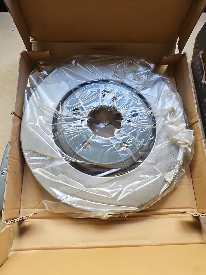 2 rotores de freno de disco Wearever YH637400P se adapta a 17-20 Acura MDX Foto 2 de 3