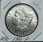 1891  Morgan Dollar. BU* Below Bid -255