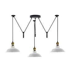 Modern 3 Way Spider Vintage Ceiling Pendant Light E27 Industrial Metal Hang Lamp
