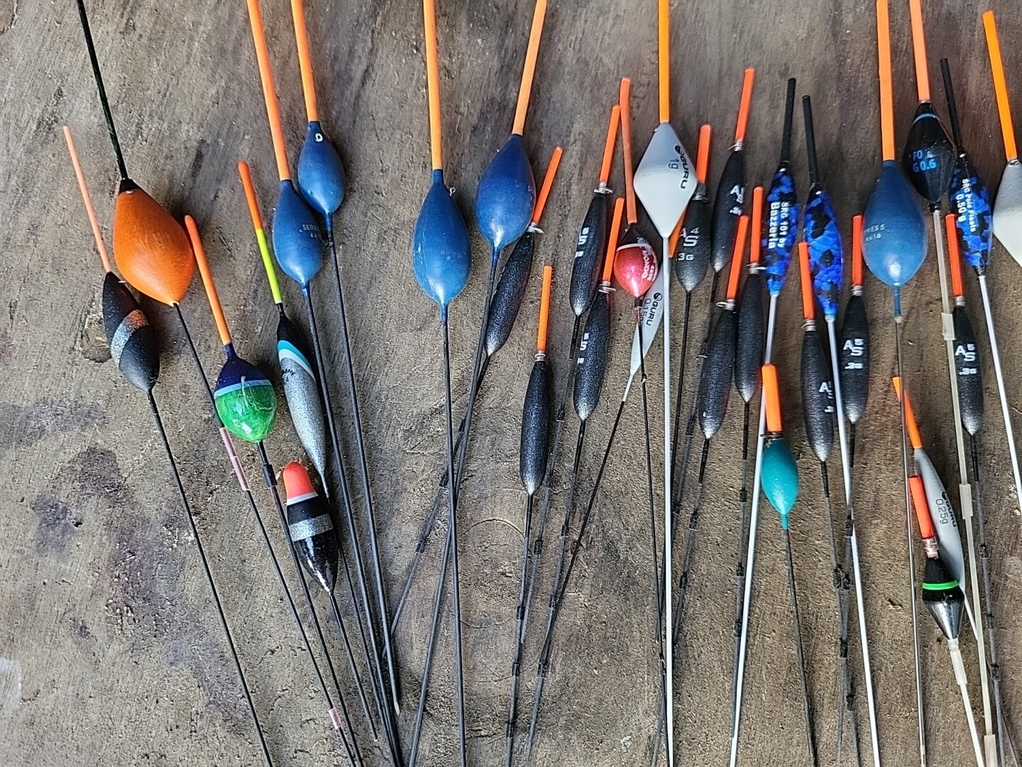 job lot of 50 assorted pole fishing floats drennan guru etc eBay