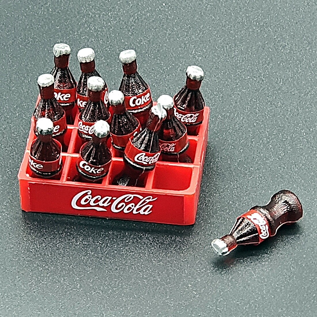 Coke Set Miniature Coke Bottle12x Dollhouse Mini Set | eBay