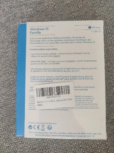 Microsoft Windows 10 Famille Home 32/64Bit Operating System Retail Box French - Image 2 of 3