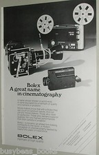 1973 Bolex Movie Camera ad, H16, 350, European ad