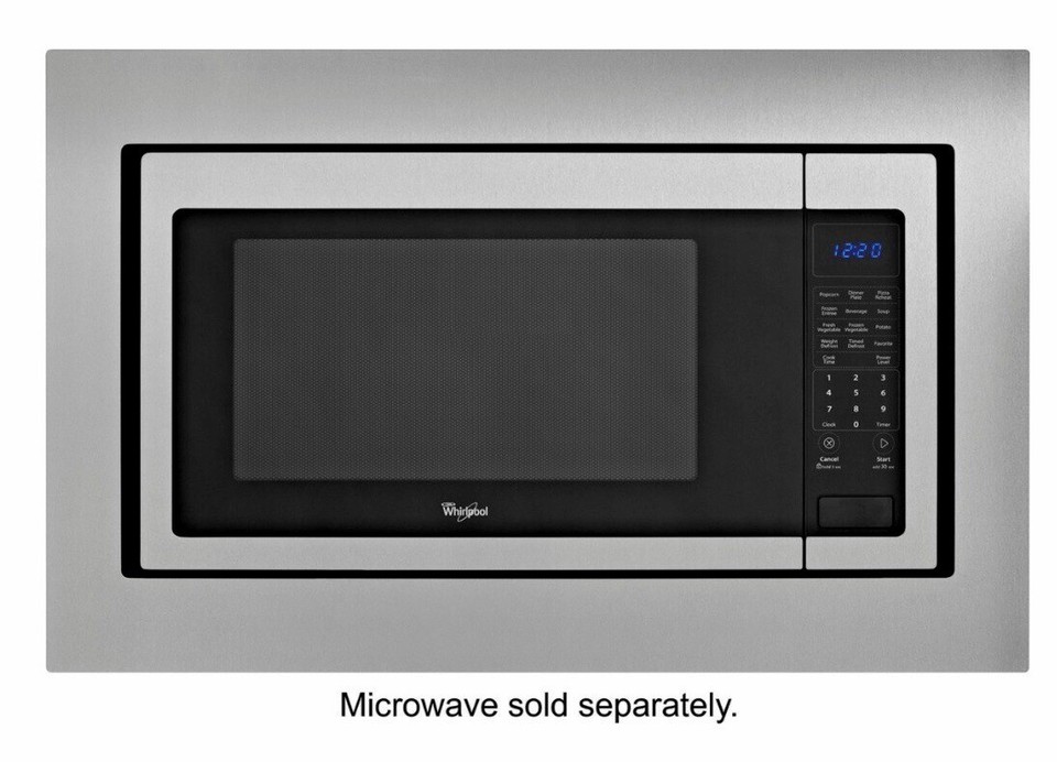 Whirlpool MK2220AZ 30" Fingerprint Resistant Stainless Microwave Trim