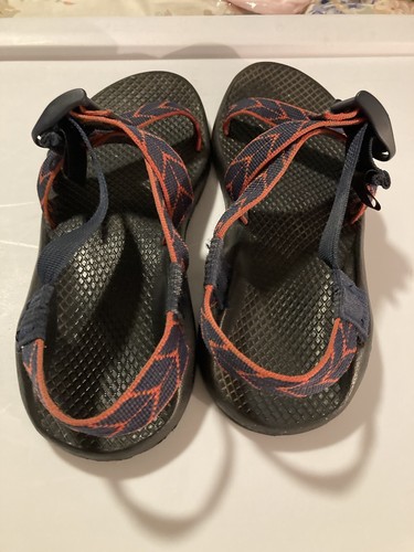 Chaco Z/1 Red And Blue Straps Ankle Strap Comfort Water Hiking Sandals Womens 6 - Picture 8 of 20