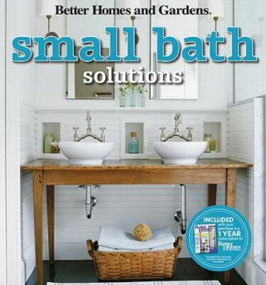 #ad Small Bath Solutions Better Homes and Gardens Home Paperback GOOD $4.72