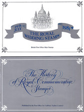 GB 1981 Set of Charles & Diana Royal Wedding Stamps MNH and History Booklet