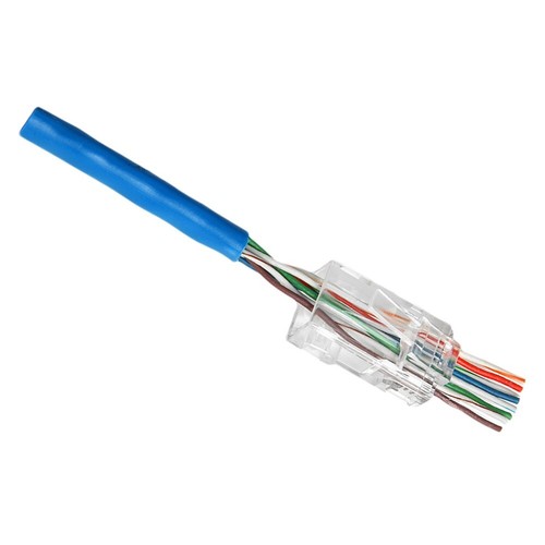 Portable RJ45 Stecker Teile Starke Plastizit?t Plugs Transparent Adapter - Bild 24 von 24