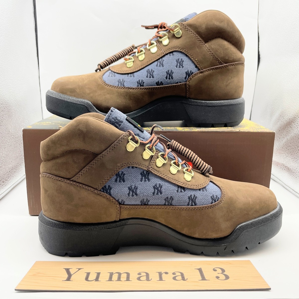 Supreme x Timberland Field Boot Brown New York Yankees