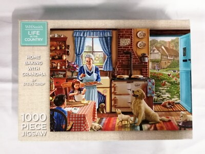 W.H. Smith 1000 Teile Puzzle ''LEBEN AUF DEM LAND'' Hausbacken mit Oma.