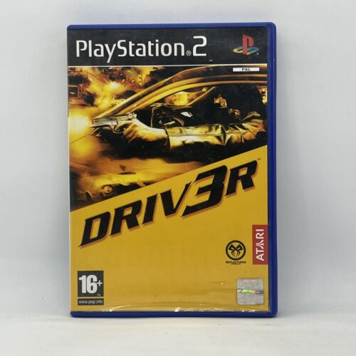 Driv3r Driver 3 Three III PS2 Sony PlayStation Game Free Post PAL - Photo 1 sur 5