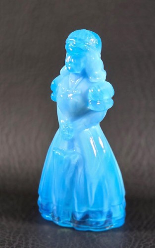 Boyd's Crystal Art Glass JENNIFER THE DOLL #12 ALPINE BLUE 3-31-98 NOS - Picture 3 of 4